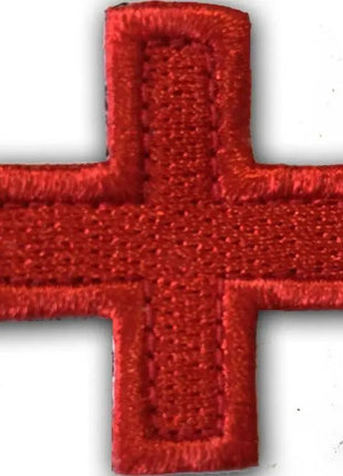 BuckUp Tactical Morale Patch Hook Medic Cross Die-Cut 2" Sized Patches.