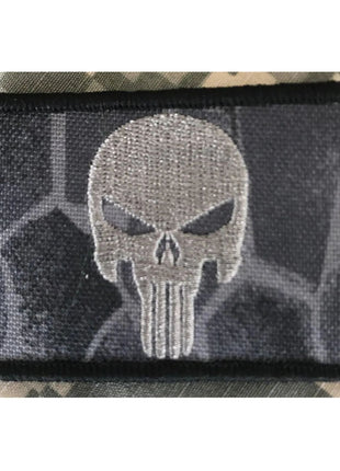BuckUp Tactical Morale Patch Hook Punisher Kryptek Typhoon Patches 3x2".