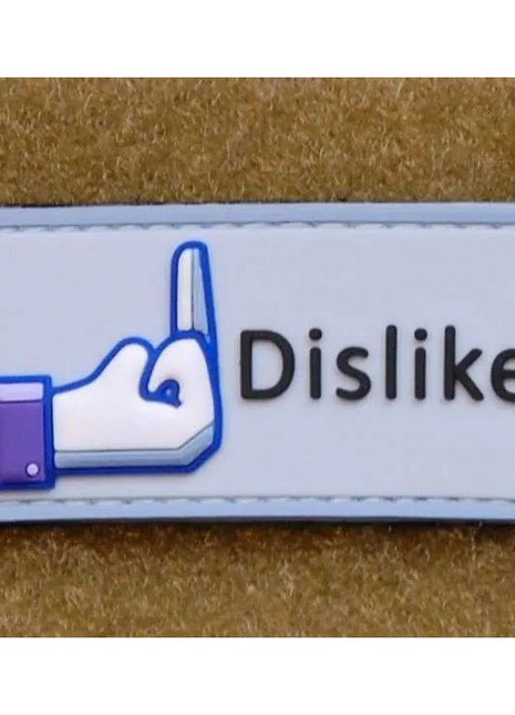 BuckUp Tactical Morale Patch Hook Facebook Middle Finger Patch 2x1".