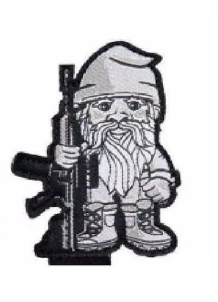 BuckUp Tactical Morale Patch Hook Gnome 2.5" Cut-Out Sized Patches.