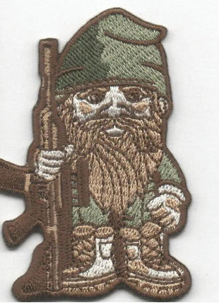BuckUp Tactical Morale Patch Hook Gnome 2.5" Cut-Out Sized Patches.