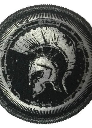 BuckUp Tactical Morale Patch Hook Molon Labe Spartan Circle 3" Sized Patches.