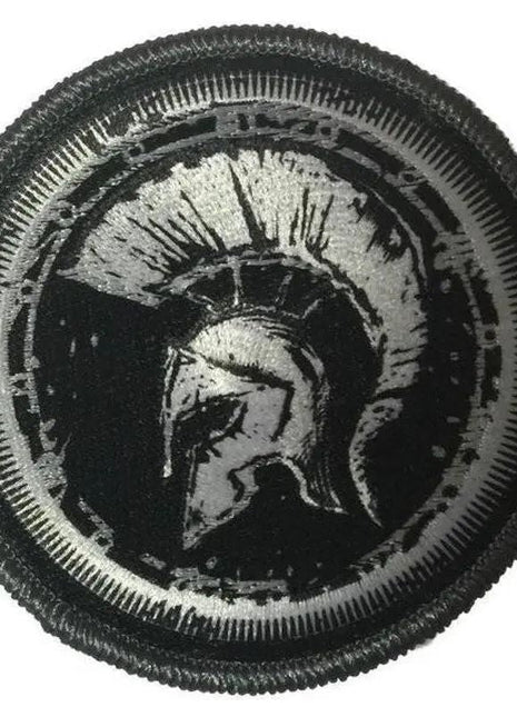 BuckUp Tactical Morale Patch Hook Molon Labe Spartan Circle 3" Sized Patches.