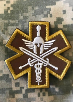 BuckUp Tactical Morale Patch Hook Molon Labe Spartan EMT 2.5" Sized Patches.