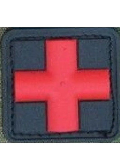 BuckUp Tactical Morale Patch Hook Medic Cross PVC Patches 1” Sized - BuckUp Tactical