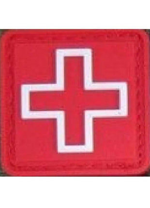 BuckUp Tactical Morale Patch Hook Medic Cross PVC Patches 1” Sized - BuckUp Tactical