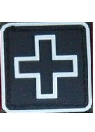 BuckUp Tactical Morale Patch Hook Medic Cross PVC Patches 1” Sized - BuckUp Tactical