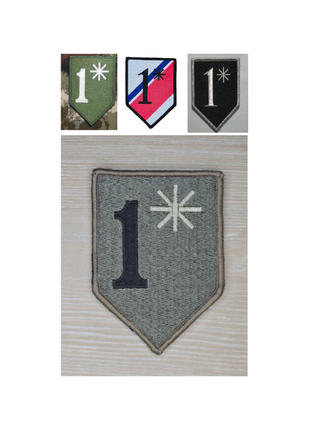 1* one * Asterisk Word Patches 2.75"