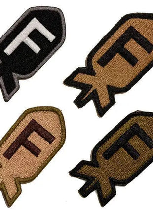 BuckUp Tactical Morale Patch Hook F Bomb F*ck F Word Patches 2.75".