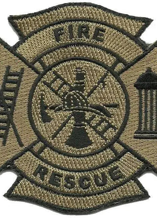 BuckUp Tactical Morale Patch Hook FD Fire Department Logo Seal Patches 3.25".