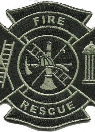 BuckUp Tactical Morale Patch Hook FD Fire Department Logo Seal Patches 3.25".