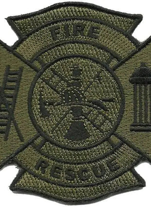 BuckUp Tactical Morale Patch Hook FD Fire Department Logo Seal Patches 3.25".