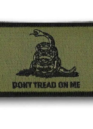 BuckUp Tactical Morale Patch Hook Gadsden DTOM Don't Tread On Me Patches 3x2".