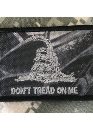 BuckUp Tactical Morale Patch Hook Gadsden DTOM Don't Tread On Me Patches 3x2".