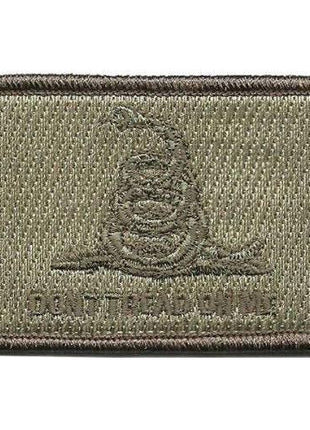 BuckUp Tactical Morale Patch Hook Gadsden DTOM Don't Tread On Me Patches 3x2".
