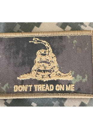 BuckUp Tactical Morale Patch Hook Gadsden DTOM Don't Tread On Me Patches 3x2".