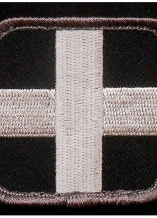 BuckUp Tactical Morale Patch Hook Medic Cross EMT Patches 2".