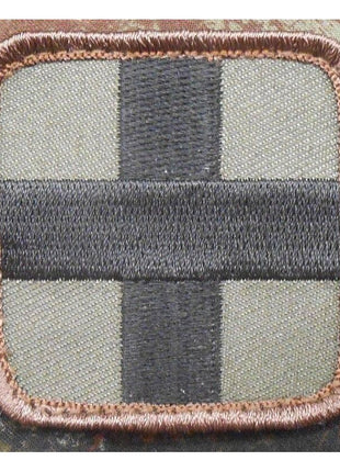BuckUp Tactical Morale Patch Hook Medic Cross EMT Patches 2".