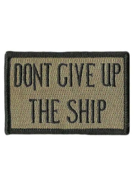 Don't Give Up The Ship Patches 3x2".