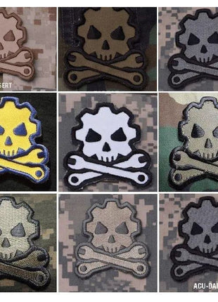 BuckUp Tactical Morale Patch Hook Death Mechanic Patches 2.5".