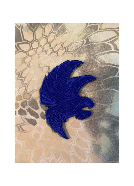 blue falcon buddy fucker diecut funny morale 3x2".