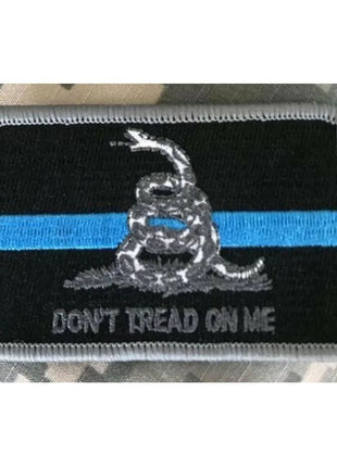 DTOM Don't Tread On Me Thin Blue Line Morale 3x2".