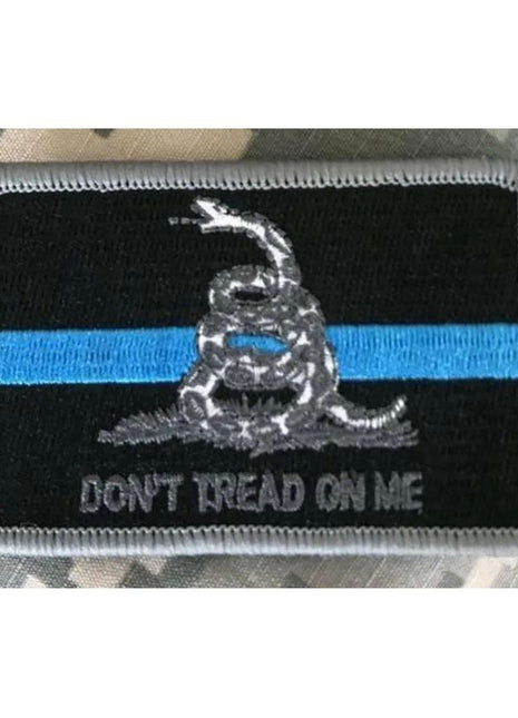 DTOM Don't Tread On Me Thin Blue Line Morale 3x2".