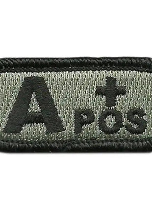 BuckUp Tactical Morale Patch Hook Blood Type A- A+ AB- AB+ B- B+ O- O+ Neg Pos.