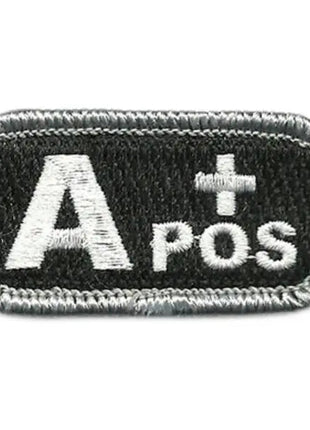 BuckUp Tactical Morale Patch Hook Blood Type A- A+ AB- AB+ B- B+ O- O+ Neg Pos.