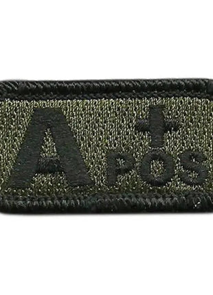 BuckUp Tactical Morale Patch Hook Blood Type A- A+ AB- AB+ B- B+ O- O+ Neg Pos.