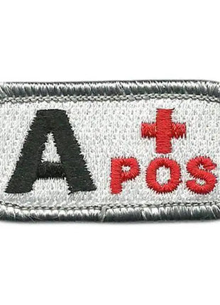 BuckUp Tactical Morale Patch Hook Blood Type A- A+ AB- AB+ B- B+ O- O+ Neg Pos.
