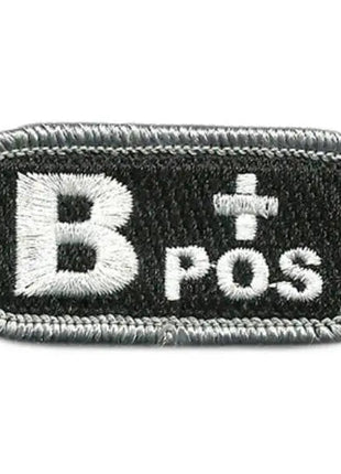 BuckUp Tactical Morale Patch Hook Blood Type A- A+ AB- AB+ B- B+ O- O+ Neg Pos.