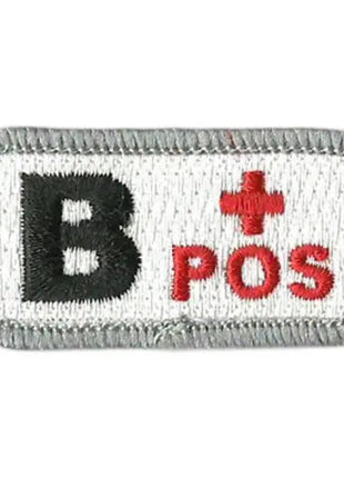 BuckUp Tactical Morale Patch Hook Blood Type A- A+ AB- AB+ B- B+ O- O+ Neg Pos.