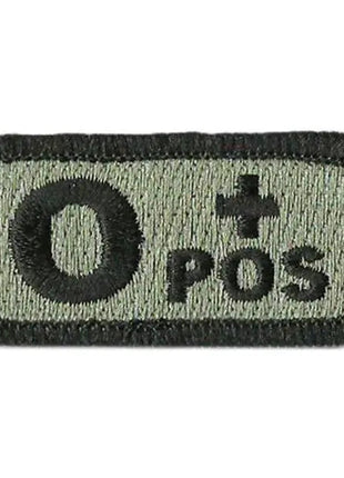 BuckUp Tactical Morale Patch Hook Blood Type A- A+ AB- AB+ B- B+ O- O+ Neg Pos.