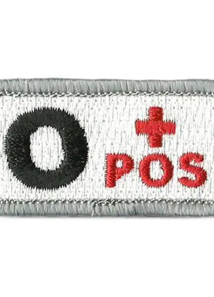 BuckUp Tactical Morale Patch Hook Blood Type A- A+ AB- AB+ B- B+ O- O+ Neg Pos.