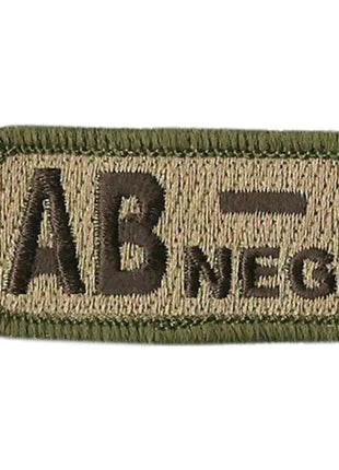 BuckUp Tactical Morale Patch Hook Blood Type A- A+ AB- AB+ B- B+ O- O+ Neg Pos - BuckUp Tactical