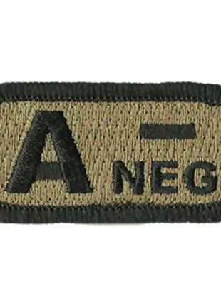 BuckUp Tactical Morale Patch Hook Blood Type A- A+ AB- AB+ B- B+ O- O+ Neg Pos - BuckUp Tactical