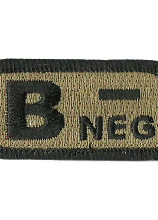 BuckUp Tactical Morale Patch Hook Blood Type A- A+ AB- AB+ B- B+ O- O+ Neg Pos - BuckUp Tactical
