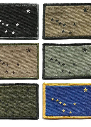 BuckUp Tactical Morale Patch Hook Alaska Juneau State Patches 3x2".