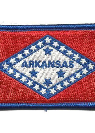 BuckUp Tactical Morale Patch Hook Arkansas Little Rock State Patches 3x2".