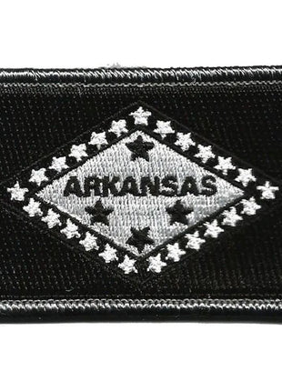 BuckUp Tactical Morale Patch Hook Arkansas Little Rock State Patches 3x2".