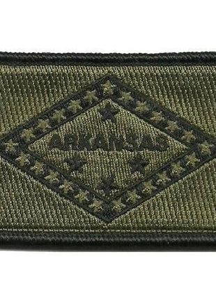 BuckUp Tactical Morale Patch Hook Arkansas Little Rock State Patches 3x2".
