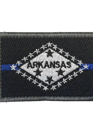 BuckUp Tactical Morale Patch Hook Arkansas Little Rock State Patches 3x2".