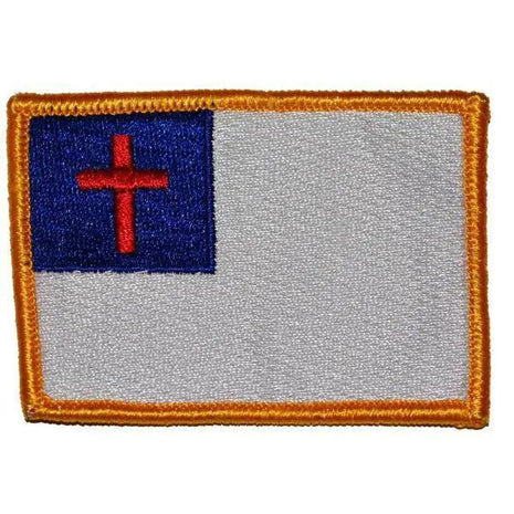 BuckUp Tactical Morale Patch Hook Christian Flag Patches 3x2".
