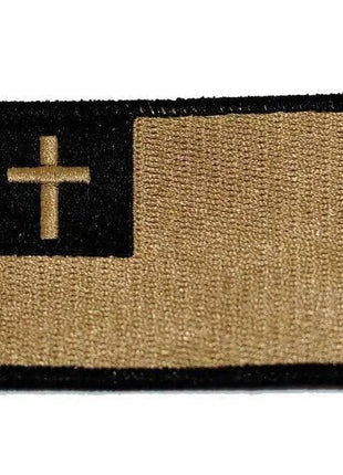 BuckUp Tactical Morale Patch Hook Christian Flag Patches 3x2".