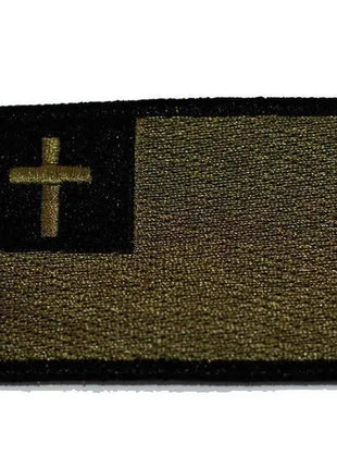 BuckUp Tactical Morale Patch Hook Christian Flag Patches 3x2".