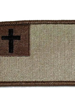 BuckUp Tactical Morale Patch Hook Christian Flag Patches 3x2".