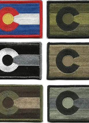 BuckUp Tactical Morale Patch Hook Colorado Denver State Patches 3x2".