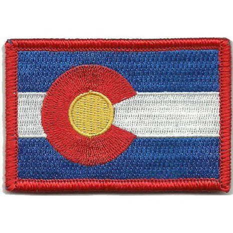 BuckUp Tactical Morale Patch Hook Colorado Denver State Patches 3x2".