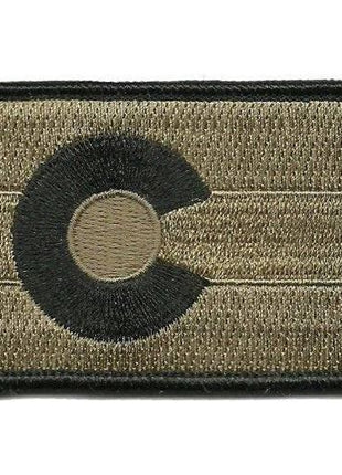 BuckUp Tactical Morale Patch Hook Colorado Denver State Patches 3x2".